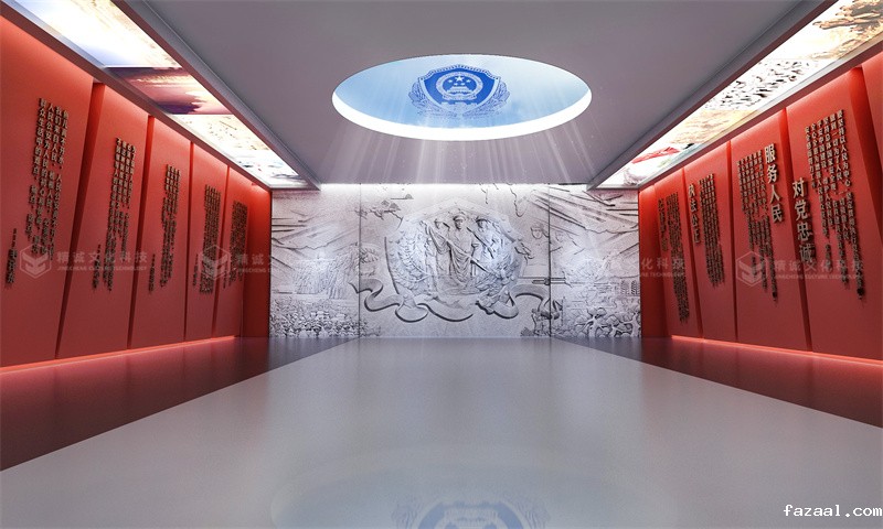 陇南公安局视听文化中心展厅落成